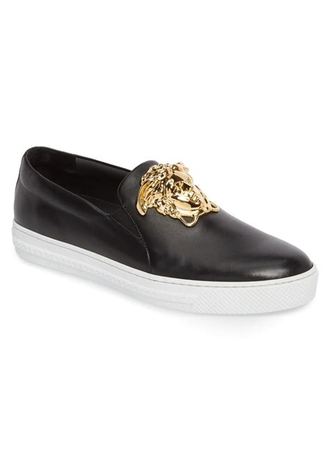 gianni versace mens slip ons|Versace slip ons.